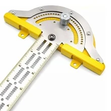 Esquadro Transferidor Goniômetro 10 Pol Aço Inox Bomvink - A - Visão 1