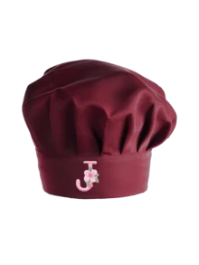 1pc Women's Satin Chef Hat, Customized Floral Initial, Adjustable Personalized Letter Kitchen Cap, Suitable For Bakery, Restaurant, Cooking Work Headwear - Multicolor - View 60