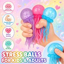 1pc Transparent Colorful Popsicle Slow Rebound Stress Relief Toy, Soft Slow Rebound, Suitable For Teens And Adults, Perfect For Desk Play, Relieve Anxiety And Improve Mood - Multicolor - View 7