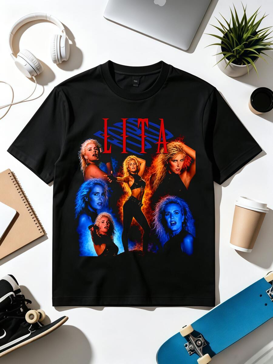 Women T-Shirts - 黑色 - 查看 1