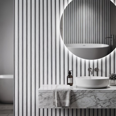 1 Roll Minimalist Premium Vertical Wood Grain Wallpaper, Self-Adhesive Removable PVC Waterproof Wall Sticker, Suitable For Living Room, Bedroom, Cabinet, Furniture Renovation, DIY Home Decor, Light Luxury Minimalist Striped Wall Sticker, Room Decoration And Wall Decoration, Art Wall