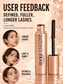Lancôme Mascara #01, 2ml, Waterproof & Smudge-Proof, Lengthening & Volumizing, Long-Lasting, Gentle For Sensitive Eyes, Easy To Apply, Daily Use - Black-mascara - View 7