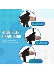 Penyangga Pergelangan Tangan untuk Angkat Beban - Tali Penyangga Pergelangan Tangan untuk Angkat Beban, Latihan di Gym, Bench Press, Overhead Press, Dips dan Curls, Juga Ideal untuk Olahraga, Mengetik, Bekerja - Penyangga Pergelangan Tangan 1 Buah - Satu ukuran cocok untuk semua. - View 5