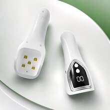 USB充电式迷你UV LED美甲灯，5灯管美甲烘干机，适用于凝胶指甲油，便携式美甲固化灯 - 彩色 - 查看 8