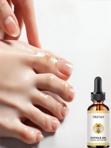 Fórmula suave de aceite esencial natural, fortalecedor de uñas y tratamiento de reparación para bordes de uñas secas y duras. Humecta gradualmente y seca con cuidado nutritivo para el crecimiento. - Multicolor - Ver 1