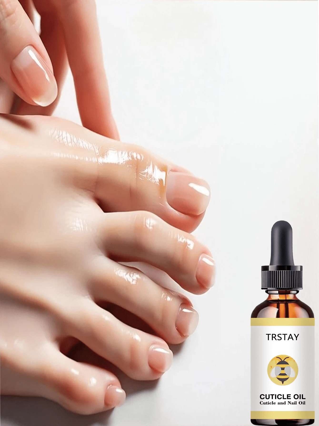 Fórmula suave de aceite esencial natural, fortalecedor de uñas y tratamiento de reparación para bordes de uñas secas y duras. Humecta gradualmente y seca con cuidado nutritivo para el crecimiento. - Multicolor - Ver 1
