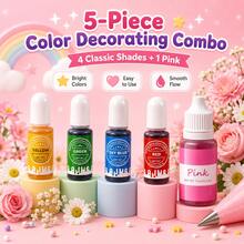 Colorful Gel Pigments - High Concentration Pigments, Soap Coloring Agents, Decorative Tools, DIY Silicone Mold Gel, Suitable For Baking Decoration, Soap Making (Stickers Randomly Included) - Multicolor - View 34
