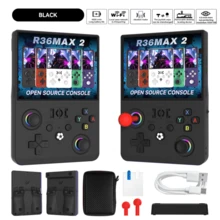 R36MAX 2 Retro Handheld Game Console, 4.5-Inch 1024x768 IPS HD Screen, Built-In 64GB 18000+ Classic Games, 30+ Emulators, Open Source Linux System, Dual Arcade Joysticks, 4000mAh Battery, Portable Adult Game Console - View 13