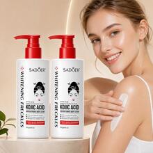 SADOER [Local Warehouse]250ml Kojic Acid  Tender Body Lotion Hydrating, Moisturizing Body Lotion Providing Bright Skin , Smooth Skin Color, Smooth Light Color, Oil-Free Distribution, Light Color Skin Type - 白色-2pcs - 查看 1