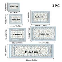 1pc Dish Drying Mat, Coffee Machine Mat, Elegant Blue And White Floral Pattern Table Mat With Absorbent Design, Suitable For Cafe And Home Use, Multi-Purpose Drainage Mat, Home Gift, Desktop Decor - XYLSD656 - View 8