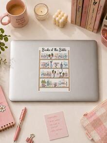 BUBU 1 miếng nhãn dán Kinh Thánh, decal tham khảo học Kinh Thánh Cơ đốc 4.8*6.6 inch, phù hợp cho sổ tay, vở, lịch kế hoạch, bình nước, laptop và tài liệu học tập tại nhà thờ - Một kích thước - Xem 3