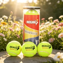 3pcs Wool Tennis Balls, High Performance Tennis Training Tool, Improve Skill Level, Suitable For Professional Courts, Schools, Clubs Sports Equipment - Multicolor - View 2