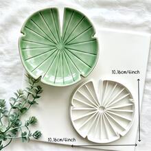 1 Soft Clay Jewelry Dish Mold, Suitable For Beginners And Artists, Clover, Cat Paw, Lotus Leaf, Shell Shaped Jewelry Dish And Coaster Mold For Polymer Clay, Polymer Clay Tools, Suitable For Earrings, Pendants, Holiday Craft Accessories, Durable Plastic Mold, Soft Clay Jewelry DIY Tools - White - View 6