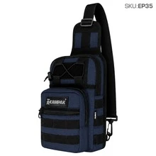 Pechera Kampak Ep35 Mochila Táctica Cruzada Urbana Multiusos - Azul Marino - Ver 1