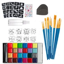 12/20/26/36 Colors Oil-Based Vibrant Painting Pigments, High Saturation, Scratch-Resistant, Suitable For Christmas, Carnival, Halloween, Back To School, Office Use - Multicolor - View 9