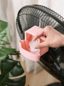 Hanging Fan Ice Cooling Box, 4 Ice Boxes Included. Portable Air Cooler Fan Accessory, Ice Wind Chiller For Standing Floor Fan Home Use. Home Standing Fan, Bedroom, Living Room, Dormitory, Summer Indoor Cooling - Multicolor - View 5