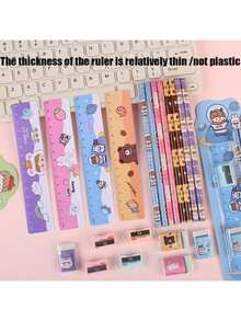 5/10/20/40pcs/5pcs Set Pencils, Stationery Gift Box, Student Pencil Stationery Gift Pack - Halloween, Christmas, Thanksgiving Gifts, Rewards (Accessory Colors Random) - Multicolor - View 7