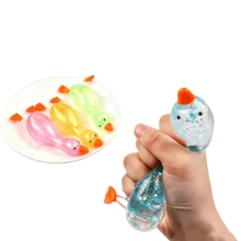 1pc Maltose Duck - Cute Soft Slow Rebound Teddy Squeeze Stress Relief Ball, Stress Relief Toys, Squeeze Toys, Stress Relief Gadget, Creative Stress Ball, Party Bag Fillers Toys, Girls Toys, Fidget Toys, Birthday Gift, Children Toys - Multicolor - View 4