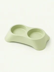 1pc 2-In-1 Pet Double Bowl Set, With 2 Detachable Stainless Steel Food And Water Bowls, Wide PP Base, Easy To Clean Feeding Station, Suitable For Cats, Dogs, Puppies And Small Dogs For Indoor And Outdoor Daily Use. 2pcs-Trapezoidal Bowl + Stainless Steel Bowl/1set - One Size Fits All - View 14