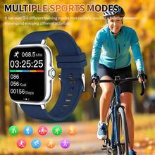 1.83-Inch HD Touch Screen Smartwatch, Soft Silicone Strap, Incoming Call/Message Notifications, Pedometer, Calorie Tracking, Sports Tracking, Multiple Sports Modes, Multifunctional Smartwatch, Unisex, Compatible With IOS And Android - View 8
