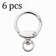 2pcs/4pcs/6pcs/10pcs Zinc Alloy Spring Clasps, Plum Blossom Spring Rings, Metal Open Spring Rings, Buckles For Phone Bags, Keychains, Hooks, Halloween - Multicolor - View 18