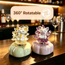 1pc Lucky Nine-Tailed Fox Spinner, 360° Rotatable, Perfect For Theme Party Decoration, Office Desk, School And Other Places, Also A Great Gift For Friends And Christmas - A - View 2
