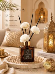 Multi-Fragrance Reed Diffuser, Oud & Sandalwood, Floral & Fruity Scent, Long-Lasting Home Air Freshener With Decorative Reeds, Suitable For Bedroom, Living Room, Bathroom, Office, Hotel, Housewarming Gift - Multi Scents - View 8