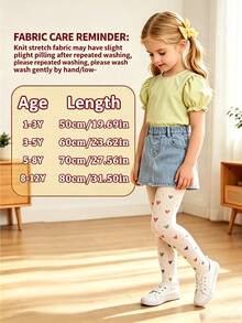 Colorful Dance Tights, Colorful Butterfly & Star Printed Stirrup Tights For Kids, Soft & Comfortable, Colorful Printed Tights - Multicolor - View 4
