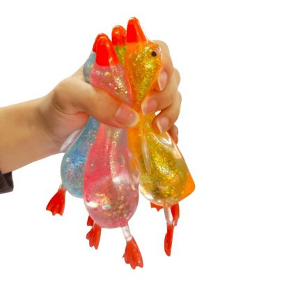 1pc-Squishy Slow Rising Stress Relief Crispy Duck Squeeze Ball Release Pressure Anxiety Relief Handmade Wax Skin Crackled Texture Ultra Soft Bouncy Feel Desk Portable Decompression Adult Stress Relief Gift Hot - Perfect Gift - Birthday Gift