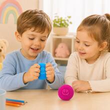 Children's Smiling Face Spiky Ball Sensory Enlightenment Toy, Multiple Colors Available, Suitable For Party Favors, Gift Bag Fillers, Holiday Small Gifts - Multicolor - View 8