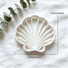 1 Soft Clay Jewelry Dish Mold, Suitable For Beginners And Artists, Clover, Cat Paw, Lotus Leaf, Shell Shaped Jewelry Dish And Coaster Mold For Polymer Clay, Polymer Clay Tools, Suitable For Earrings, Pendants, Holiday Craft Accessories, Durable Plastic Mold, Soft Clay Jewelry DIY Tools - White - View 8