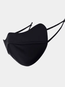 CAMEL CROWN UPF200+ Sun Protection Face Mask, 3D Contoured Design, Anti-Makeup Smudging, Covers Eye Area, Breathable And Non-Stuffy - Phantom Black - View 1