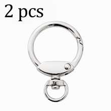 2pcs/4pcs/6pcs/10pcs Zinc Alloy Spring Clasps, Plum Blossom Spring Rings, Metal Open Spring Rings, Buckles For Phone Bags, Keychains, Hooks, Halloween - Multicolor - View 15