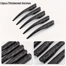 Bộ 12 móng vuốt ma cà rồng Gothic cá nhân hóa với vòng hở, phù hợp cho tiệc lễ hội, dạ hội hóa trang, sự kiện chủ đề múa bụng, phụ kiện móng nhẹ thiết kế móng vuốt, hoàn hảo cho người đam mê cosplay - hóa trang - Xem 10
