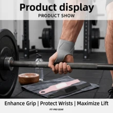 2pcs Adjustable Wrist Straps, Unisex - Comfortable Sports Compression Wrist Straps, Suitable For Work, Sports, Fitness And Weightlifting, Left And Right Hand Support - Multicolor - View 5