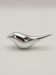 1pc Bird-Shaped Ashtray With Lid, Windproof Ash Box, Stainless Steel Inner Liner, Easy To Clean Textured Ashtray, Suitable For Home And Office, Prevents Ash Scattering, Creative Nordic Style, Great Gift - Multicolor - View 6