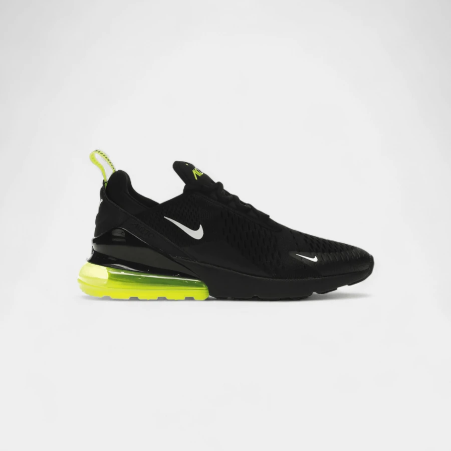 Nike Air Max 270 Black Neon - 黑色 - 查看 1
