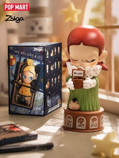 POP MART Zsiga There Is No "Adult" In This World Series Blind Box Toy,Zsiga Series Figure Statue Blind Box,Zsiga Theme Display Cabinet Collectible,Birthday Party Decor Ornament,Birthday Christmas Friend Surprise Unboxing Gift Back To School Gift