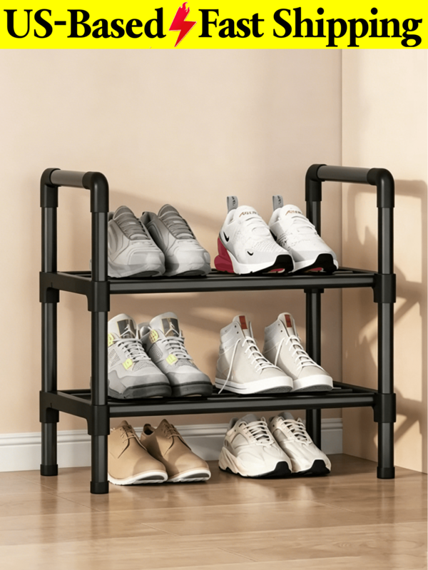 Estantería versátil para zapatos de tamaño mini con montaje rápido, almacenamiento multifuncional moderno para adultos, estante útil para guardar zapatos, decoración de habitación, organizador de almacenamiento, artículos esenciales de cocina, accesorios de baño, organizadores, organizador de armario