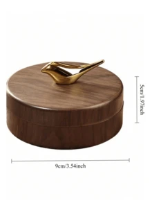 1pc Bird-Shaped Ashtray With Lid, Windproof Ash Box, Stainless Steel Inner Liner, Easy To Clean Textured Ashtray, Suitable For Home And Office, Prevents Ash Scattering, Creative Nordic Style, Great Gift - Multicolor - View 8