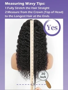 V Part Kinky Curly Human Hair Wig No Leave Out No Glue No Sew In Blends Seamlessly with Kinky Curly Wig 180% Density U Part Wig Upgrade Beginner Friendly Natural Color Easy To Wear - Natural Black - Übersicht 9