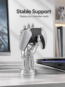 Game Controller Stand Cyberpunk Mechanical Hand Controller Base Robot Controller Holder Headphone Stand Statue Game Desk Decor Sci-Fi Gaming Room Decoration Gaming Accessories Men Gamer Gift Perfect Christmas Or Halloween Gift - Multicolor - View 9