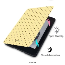 Blue Background With White Polka Dot Pattern Protective Case For 7/6.8/6 Inch Kindle Paperwhite (12th/11th/10th/7th/6th/5th Gen - 2024) | Kindle Colorsoft Signature Edition E-Reader Accessory, Cute Minimalist Protective Case With Hand Strap, Suitable As A Gift For Colleagues And Friends - Multicolor - View 4