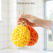 Milk Foam Bath Ball, Water Absorbent Expanding Shower Sponge, Skin-Friendly Gentle Bath Loofah For Adults - Multicolor - View 5