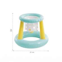 Cesta de Basquete Flutuante Inflável Para Piscina Com Bola Intex 58504 - Multicolorido - Visão 5