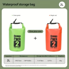 Unisex High-Quality Dry Bag, Roll-Top Lightweight Waterproof Storage Bag, Suitable For Travel, Swimming, Boating, Kayaking, Camping And Beach Activities - Multicolor - View 9