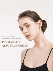 NOVO Face Primer, Moisturizing & Oil Control Primer, Pore Minimizing, Skin Brightening, Smooth Application Non-Caking, Affordable Student Friendly Makeup, Great For Daily Wear & Friend Gift - 02#Soft Orange Cream - View 7