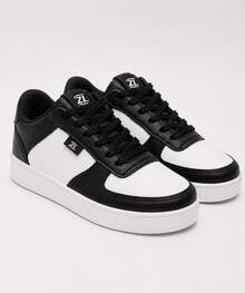 Force Casual Sneakers Unisex Original Fashion - 白色 黑色 - 查看 4