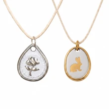 1/2/3/4pcs New Fresh Flower & Rabbit Necklace, Elegant Style, Oil Drip Craft, 18K Gold PVD Plated 316 Stainless Steel Material, Stainless Steel Jewelry. Suitable For Wife And Mother To Wear, Easy To Match With Girls' Daily Outfits, Beach Vacation Parties, Music Festivals, Travel And Sightseeing Occasions, Charming Women's Jewelry, Women's Bracelets And Necklaces, Small Accessories. - Multicolor - View 15