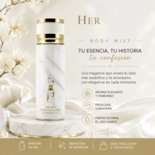 Perfume Árabe 250ML para Mujer en Spray, Fragancia Floral y Dulce de Larga Duración, Aroma Elegante y Sofisticado para Uso Diario - Blanco - Ver 1